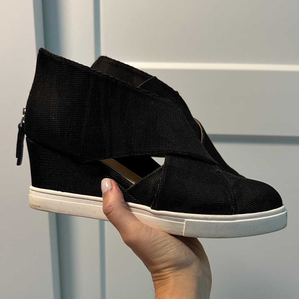 Camo Wedge Sneakers